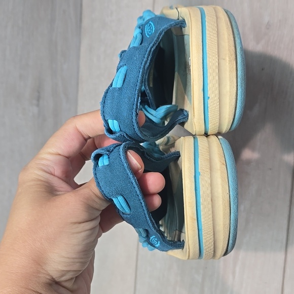 Keen Women Uneek Anatomical Footbed Blue Sandals Outdoor Shoes Sz 7.5 - Picture 6 of 12